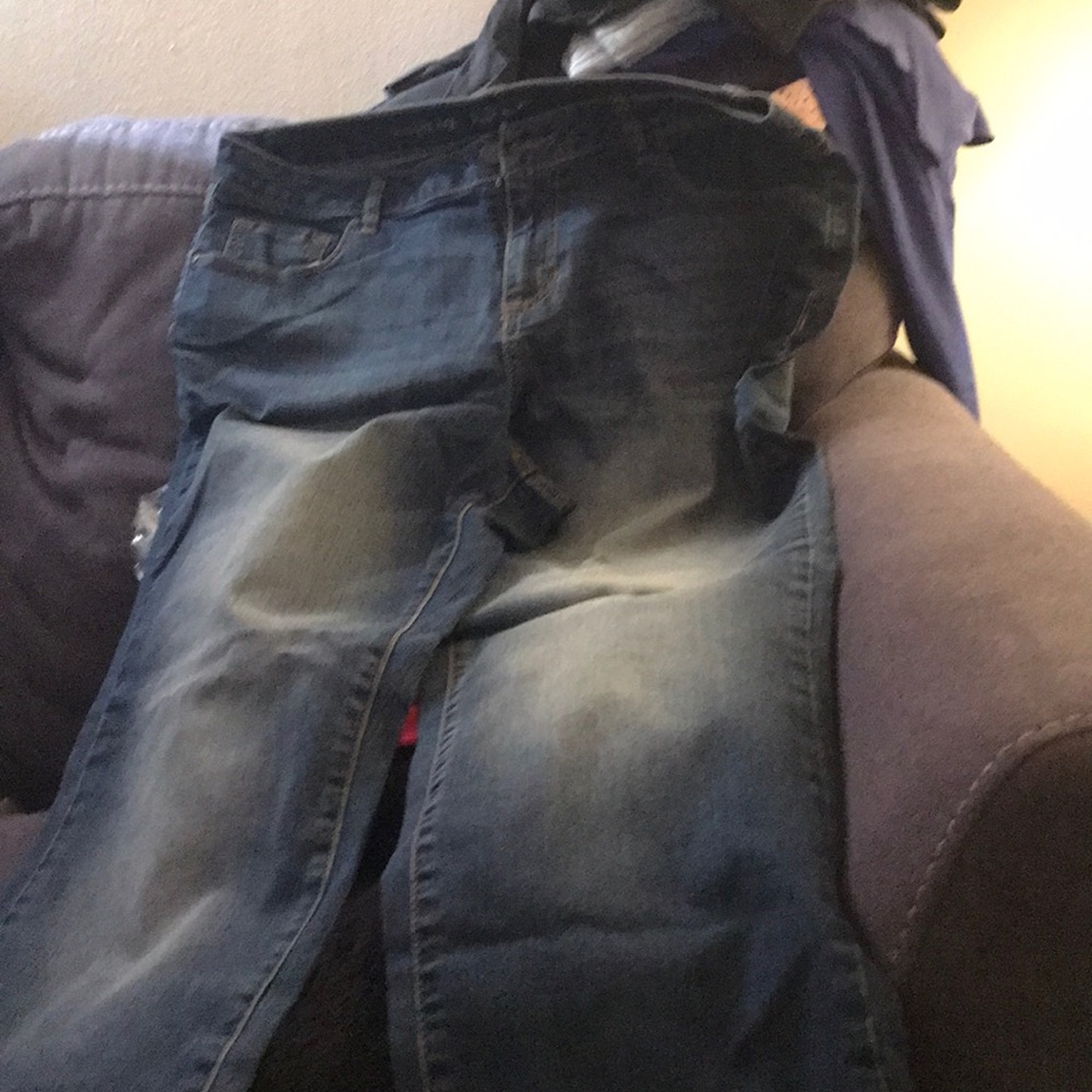 Straight leg jeans
